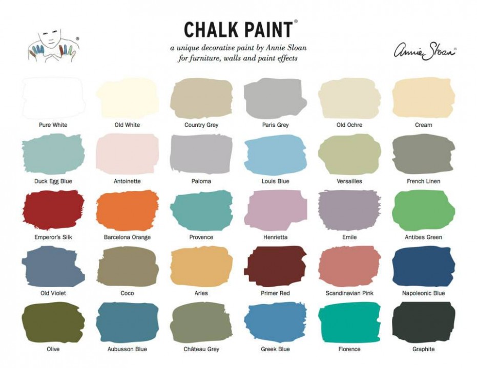 Annie Sloan Chalk Spray Paint Colors
