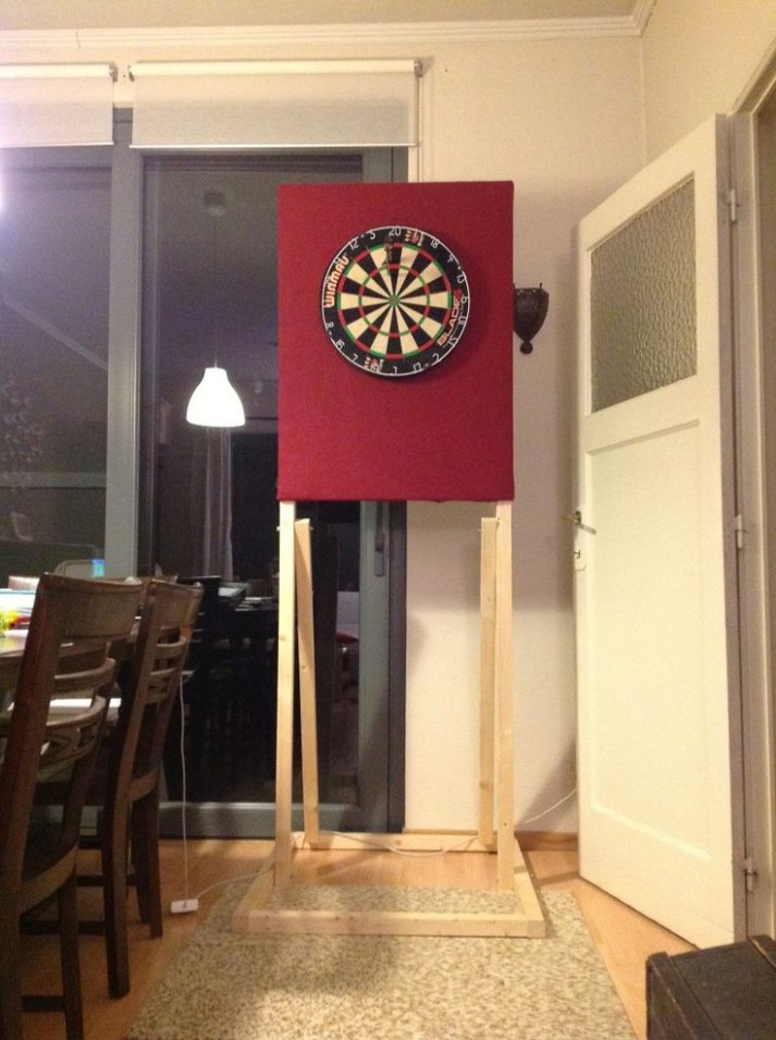 Tutorial My Dartboard Stand | Fun Crafts | Pinterest ..