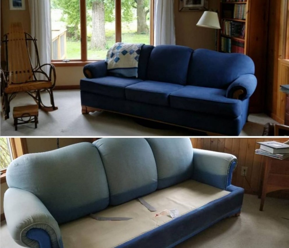 Using Chalk Paint® To Paint Your Couch Or Wing Back Chair (fabric ..