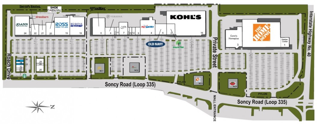 Westgate Plaza Store List, Hours, (location: Amarillo ..