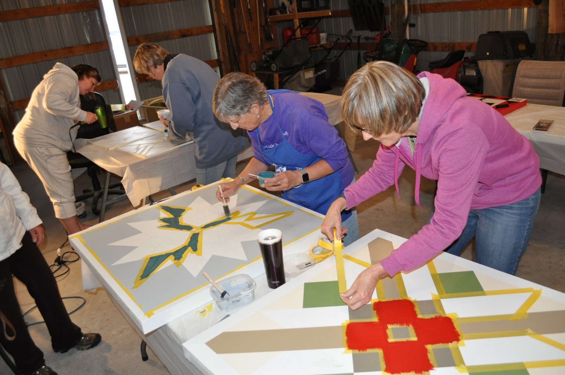 Worland Barn Quilt Block Painting Barn Quilt Painting Cles Near Me